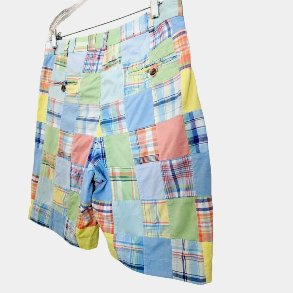 Brooks Brothers Plaid Multicolor Cotton Shorts